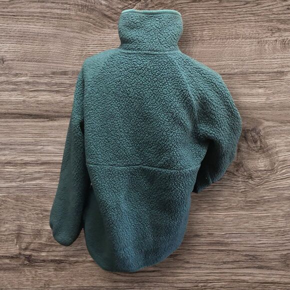 Madewell Do Well Sherpa Fleece Half-Zip Pullover Sweatshirt Cozy Women’s SZ M - Picture 3 of 7